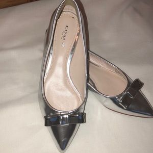 Wilma mirror metallic shoes